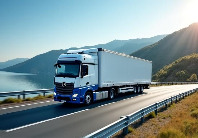 40-ton articulated cargo truck