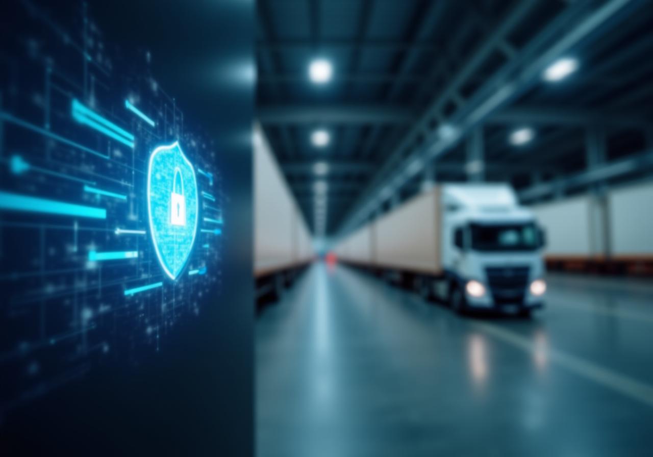 Secure data protection and logistics digital safety